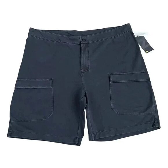 Zella Shorts Mens Black Comfort Workout  Athleisure Zip Closure Organic SZ XL - Picture 1 of 12